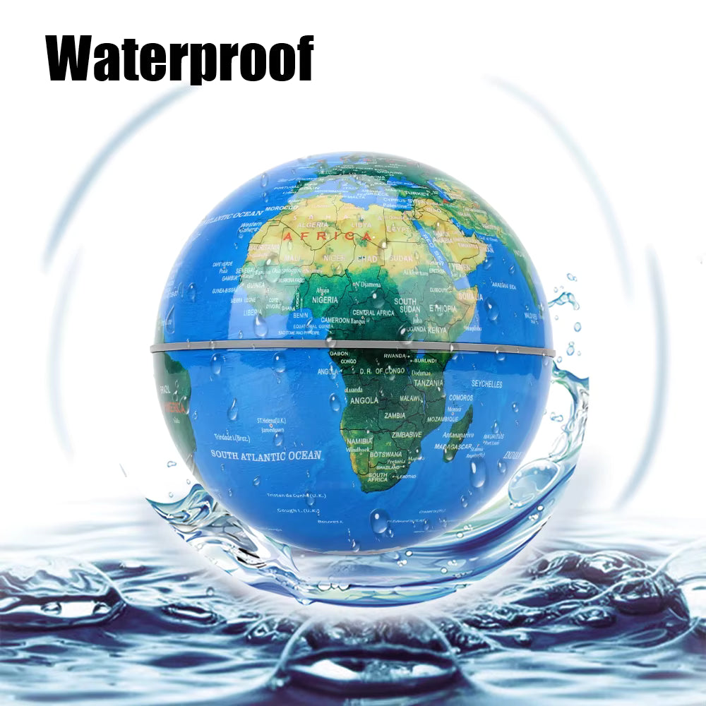 Pływająca lewitacja magnetyczna Globus LED Mapa świata Elektroniczna lampa antygrawitacyjna Nowość Kula Światło Dekoracja domu Prezenty urodzinowe