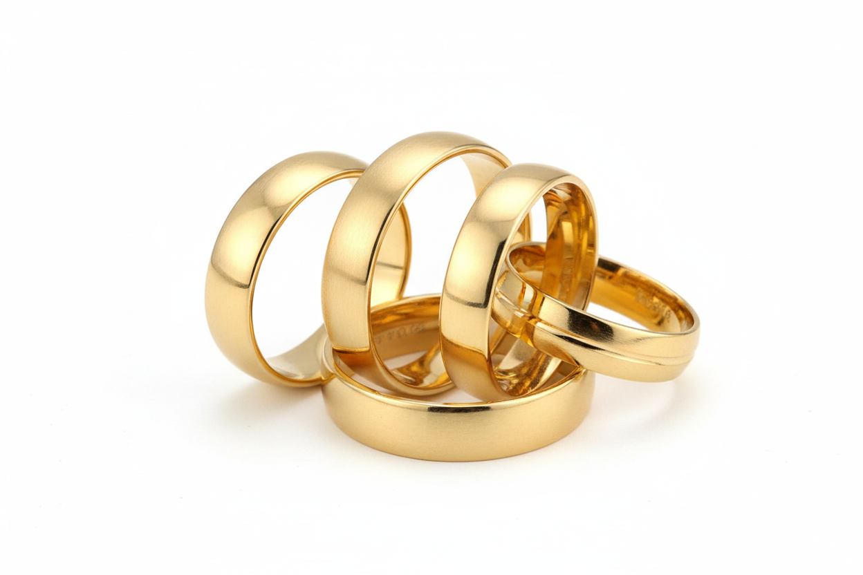 Pierścionki ze stali nierdzewnej 316L dla kobiet złoty kolor nigdy nie znikną luksusowe klasyczne pierścionki ślubne pierścionki dla par biżuteria darmowa wysyłka
